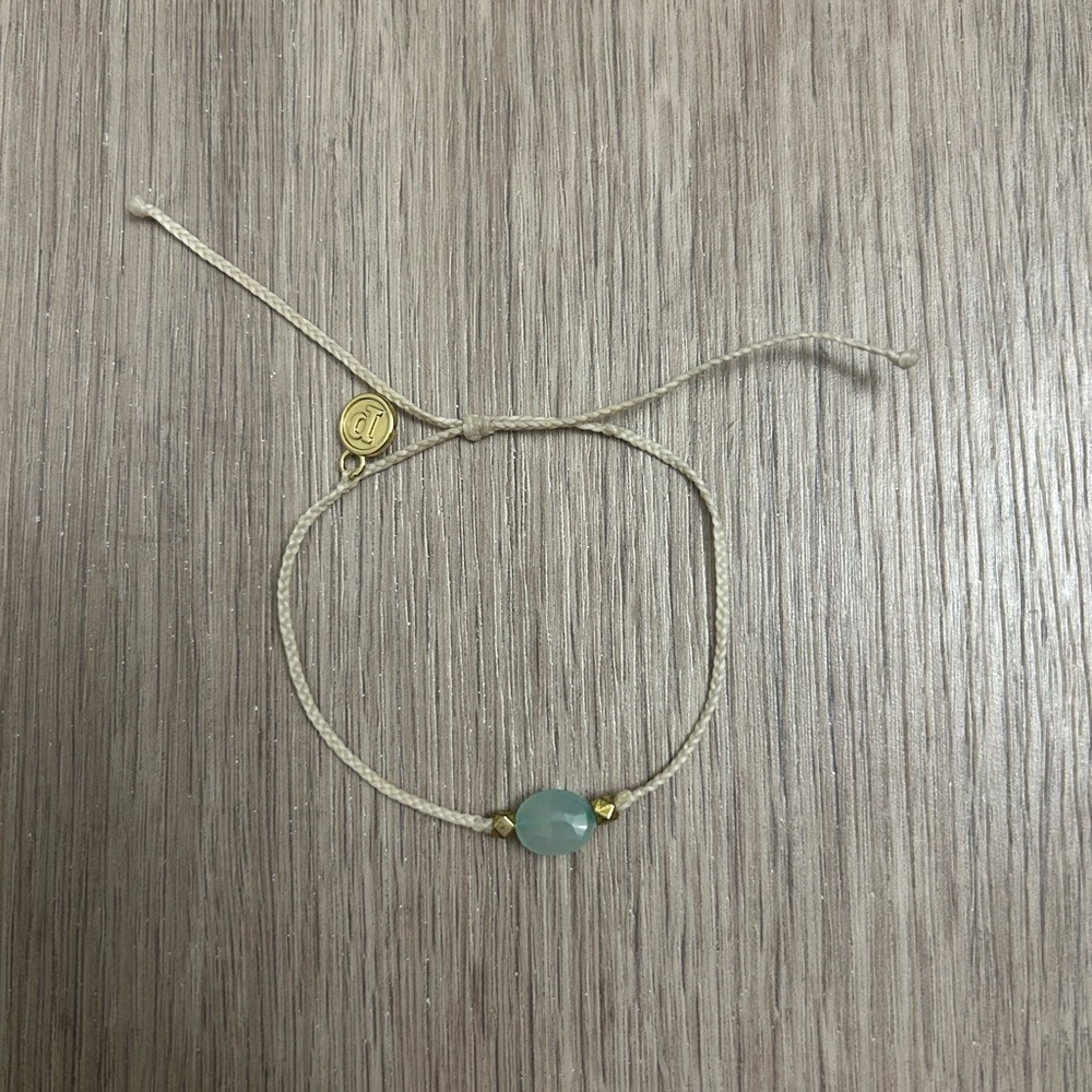 Pura Vida Gold and Cream Minimalist Bracelet